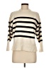 Unbranded Stripes Ivory Turtleneck Sweater Size M - photo 1
