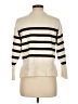 Unbranded Stripes Ivory Turtleneck Sweater Size M - photo 2