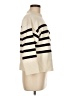 Unbranded Stripes Ivory Turtleneck Sweater Size M - photo 4