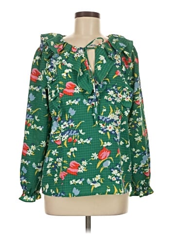 Ann Taylor LOFT Long Sleeve Blouse (view 1)