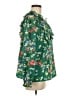 Ann Taylor LOFT Green Long Sleeve Blouse Size M - photo 4