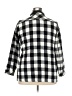 Torrid 100% Cotton Checkered-gingham Gray Jacket Size 2X Plus (2) - photo 2