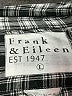 Frank & Eileen 100% Modal Checkered-gingham Black Long Sleeve Blouse Size L - photo 7