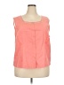 Erika Orange Sleeveless Blouse Size 2X - photo 1