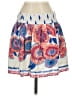 Assorted Brands 100% Viscose Print Ivory Casual Skirt Size S - photo 1