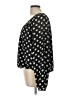 Evereve 100% Polyester Polka Dots Black Long Sleeve Blouse Size L - photo 5