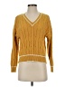 Adrianna Papell Yellow Pullover Sweater Size S - photo 1