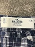 Hollister Plaid Blue Casual Pants Size 28 waist - photo 7