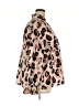 ELOQUII 100% Polyester Animal Print Brown Long Sleeve Blouse Size 22 - photo 4