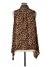 MICHAEL Michael Kors Animal Print Brown Sleeveless Button-Down Shirt Size 0X - photo 2