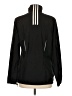 Adidas 100% Polyester Solid Black Track Jacket Size M - photo 2