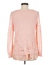 Entro 100% Polyester Pink Long Sleeve Blouse Size L - photo 2