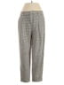 Banana Republic Houndstooth Gray Casual Pants Size 4 - photo 1