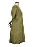 Assorted Brands Solid Green Casual Dress Size Lg - photo 4