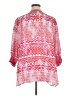 MULTIPLES 100% Polyester Pink 3/4 Sleeve Blouse Size 1X - photo 2