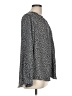 Nine West 100% Polyester Polka Dots Black Long Sleeve Blouse Size L - photo 4