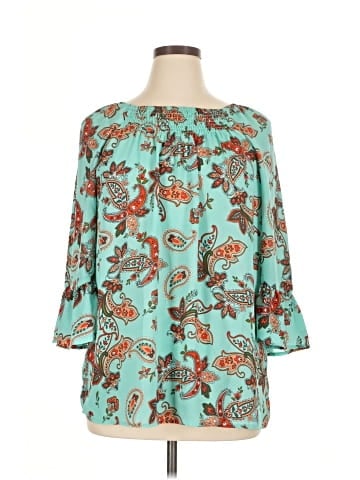 Tacera 3/4 Sleeve Blouse (view 1)