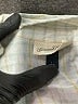 Universal Thread Checkered-gingham Ivory Short Sleeve Blouse Size L - photo 7