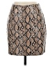 idem ditto Animal Print Brown Faux Leather Skirt Size S - photo 1