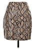 idem ditto Animal Print Brown Faux Leather Skirt Size S - photo 2