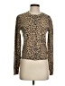 DKNY Jeans Animal Print Tan Pullover Sweater Size XS - photo 1