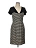 BCBGMAXAZRIA Stripes Black Casual Dress Size 10 - photo 1