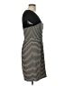 BCBGMAXAZRIA Stripes Black Casual Dress Size 10 - photo 4
