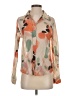 Assorted Brands Floral Orange Long Sleeve Blouse Size S - photo 1