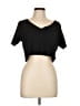 Shein Black Short Sleeve T-Shirt Size L - photo 1