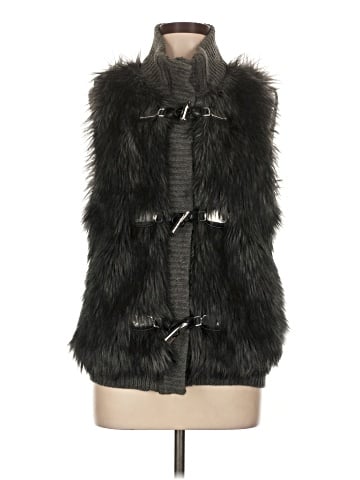 MICHAEL Michael Kors Faux Fur Vest (view 1)