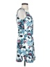 Assorted Brands 100% Polyester Print Blue Cocktail Dress Size S - photo 4