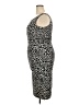 Kasper Animal Print Black Cocktail Dress Size 18 - photo 5
