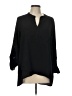 Gibson Black 3/4 Sleeve Blouse Size L - photo 1