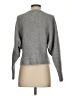 Double Zero Solid Gray Pullover Sweater Size S - photo 2