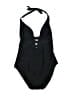 Mossimo Solid Black One Piece Swimsuit Size M - photo 1