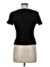 MNG Tweed Black Short Sleeve Turtleneck Size M - photo 2