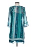 Ella Moss Teal Casual Dress Size S - photo 2