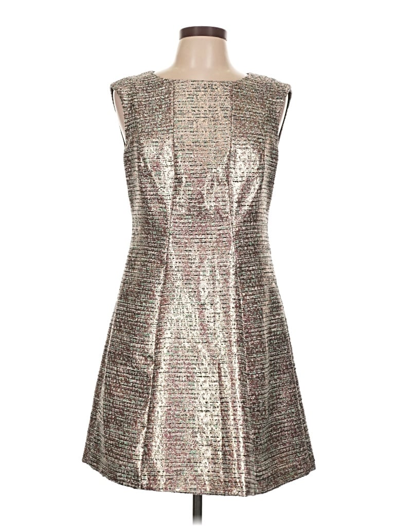 Pre-owned Tahari By Asl Cocktail Dress In Silver