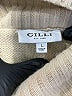 Gilli 100% Acrylic Stripes Ivory Turtleneck Sweater Size L - photo 4