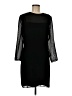 Ann Taylor 100% Polyester Black Cocktail Dress Size 8 - photo 1