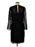 Ann Taylor 100% Polyester Black Cocktail Dress Size 8 - photo 2