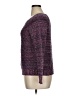 Daisy Fuentes 100% Cotton Tweed Purple Pullover Sweater Size XL - photo 5
