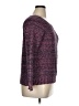 Daisy Fuentes 100% Cotton Tweed Purple Pullover Sweater Size XL - photo 4
