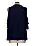 Melanie K 100% Rayon Blue 3/4 Sleeve Blouse Size L - photo 2