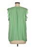 Maison d' Amelie Green Sleeveless Blouse Size L - photo 2