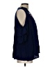 Melanie K 100% Rayon Blue 3/4 Sleeve Blouse Size L - photo 4