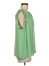 Maison d' Amelie Green Sleeveless Blouse Size L - photo 4