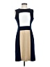 Calvin Klein Color Block Blue Casual Dress Size 2 - photo 1