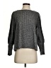MNG Metallic Houndstooth Silver Pullover Sweater Size XS - photo 1