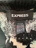 Express Houndstooth Black Pullover Sweater Size M - photo 7